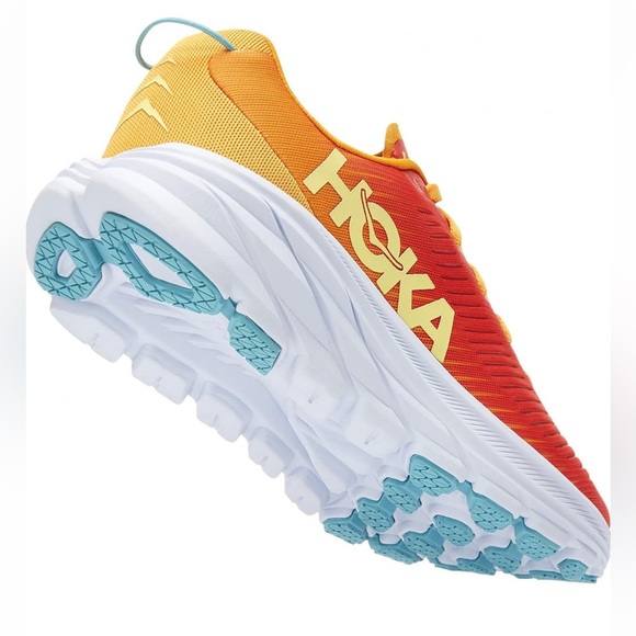 ✨EUC✨ Hoka Rincon 3 Camellia/Radiant Yellow Women's Running Shoes - Picture 3 of 13